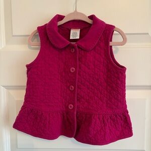 Gymboree Fuchsia Quilted Vest